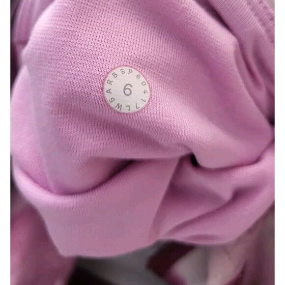 Lululemon Wunder Under Purple Abstract Flower Print High rise 7/8 legging Size 6 - Picture 9 of 9